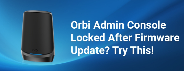 orbi admin console