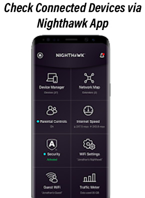 Check Connected Devices via Nighthawk App