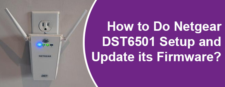 Netgear DST6501 Setup and Update its Firmware