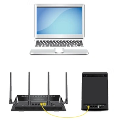 Netgear EX8000 Setup via computer