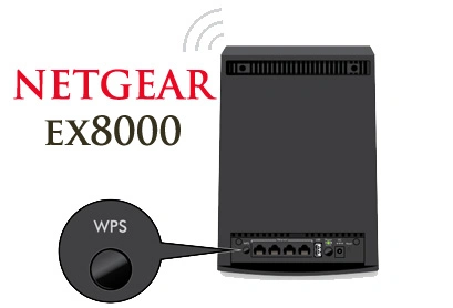 Netgear EX8000 Setup via WPS