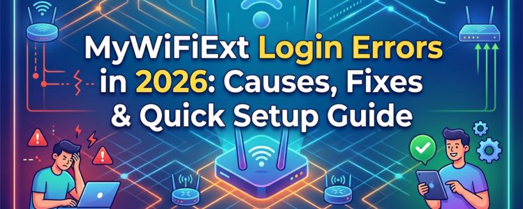 MyWiFiExt Login Errors