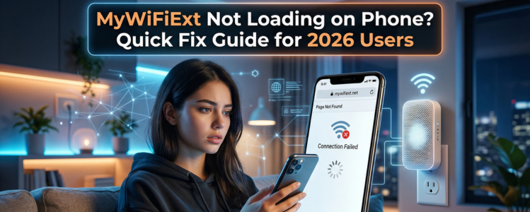 MyWiFiExt Not Loading on Phone