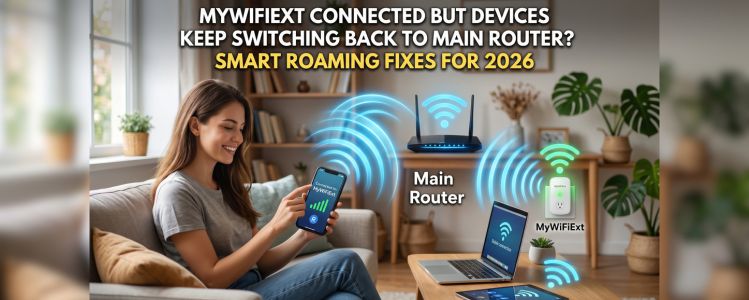 MyWiFiExt Connected but Devices