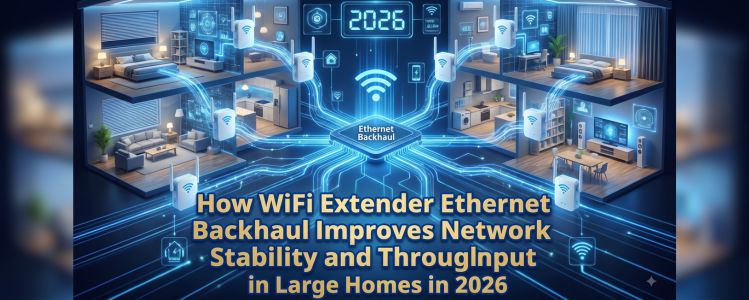 WiFi Extender Ethernet Backhaul